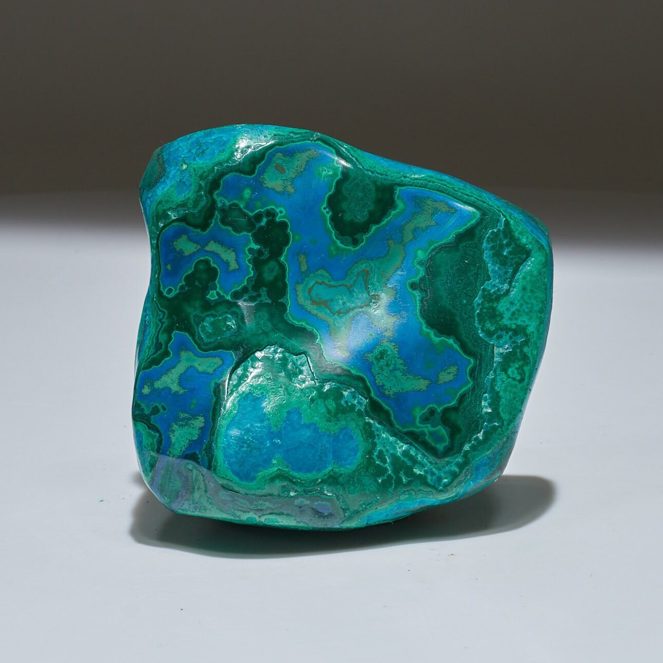 0.65 LB Polished Malachite & Chrysocolla Freeform