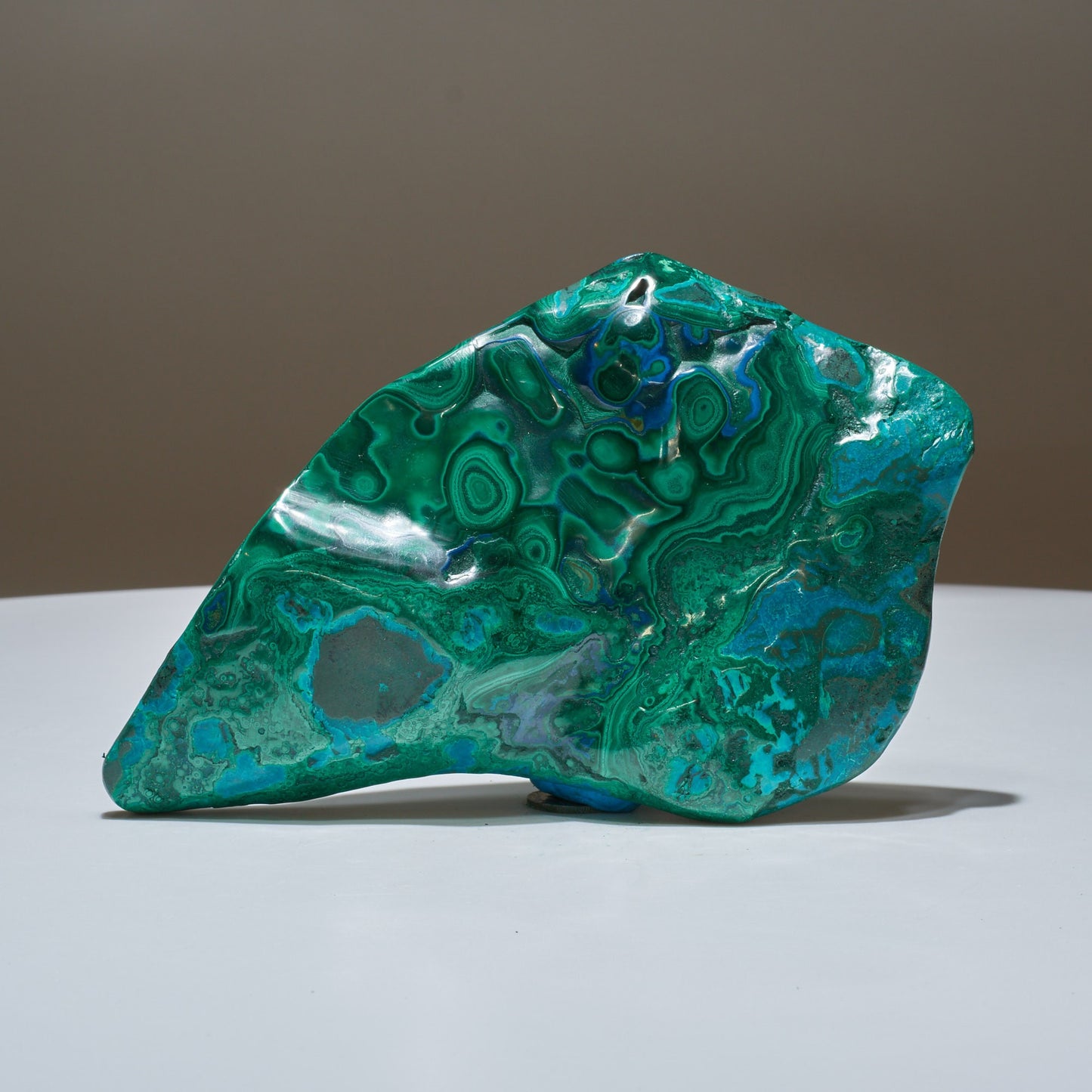 0.77 LB Polished Malachite & Chrysocolla Freeform