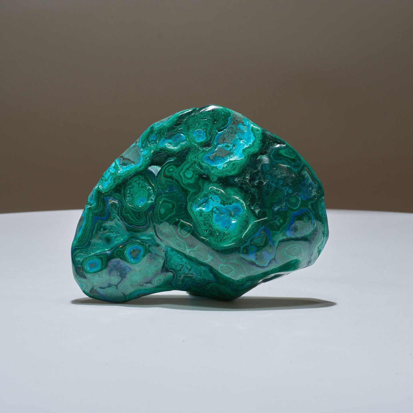 0.8 LB Polished Malachite & Chrysocolla Freeform