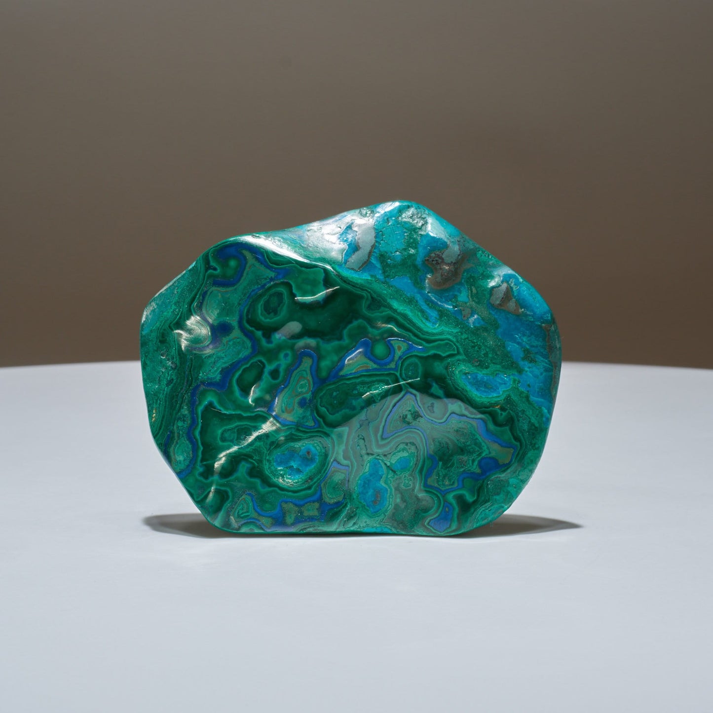 0.59 LB Polished Malachite & Chrysocolla Freeform