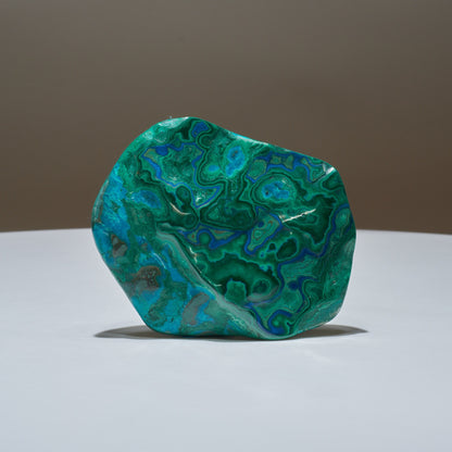 0.59 LB Polished Malachite & Chrysocolla Freeform