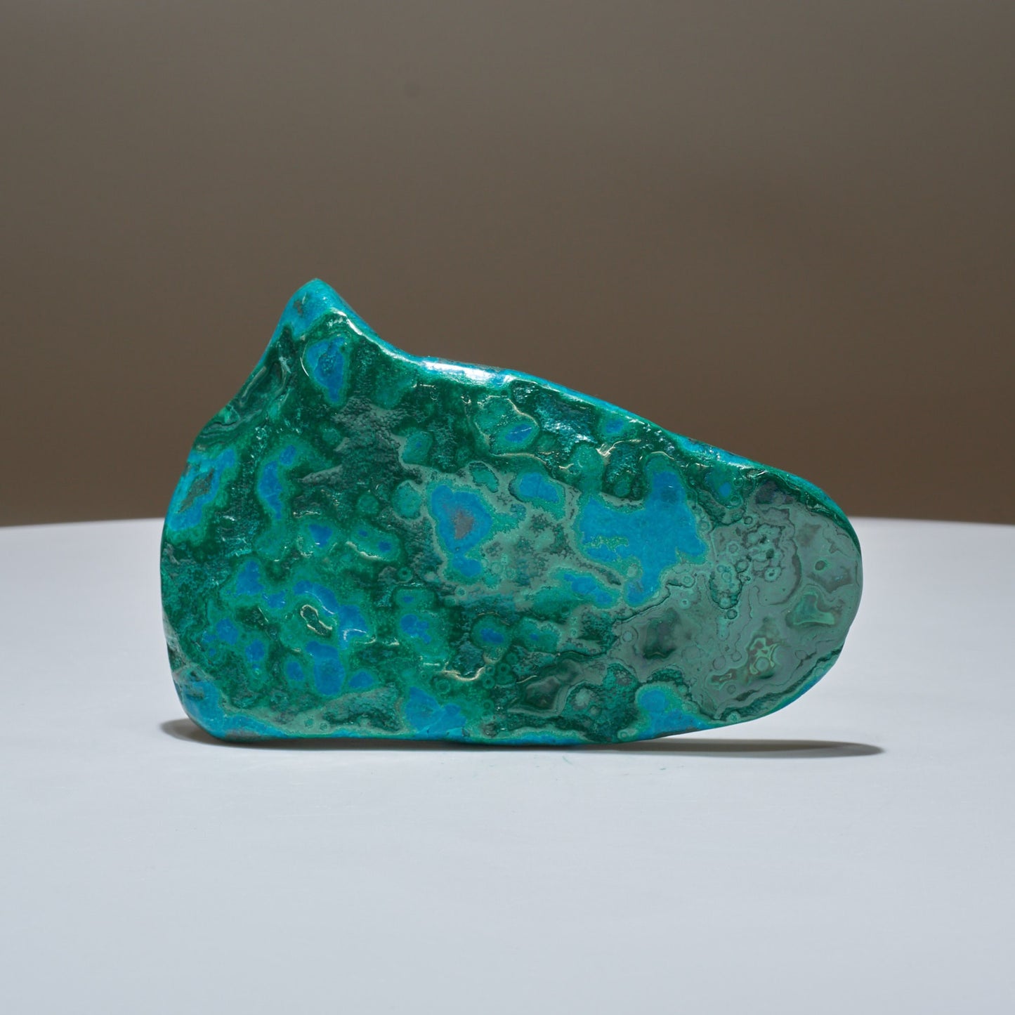 0.54 LB Polished Malachite & Chrysocolla Freeform