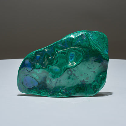 0.57 LB Polished Malachite & Chrysocolla Freeform