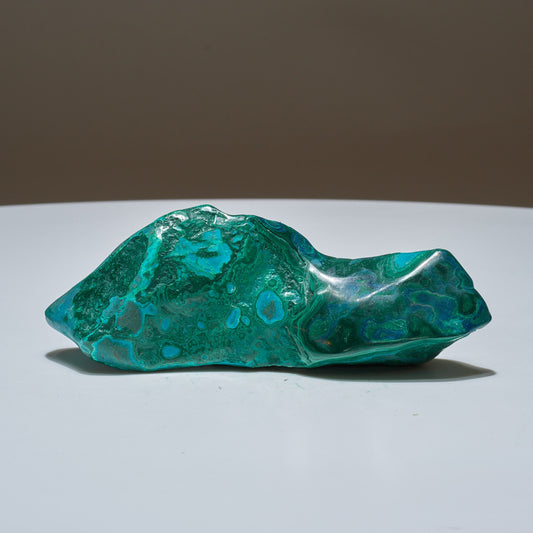 0.42 LB Polished Malachite & Chrysocolla Freeform