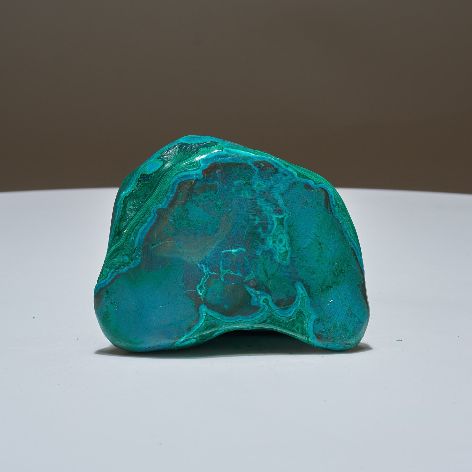 0.47 LB Polished Malachite & Chrysocolla Freeform