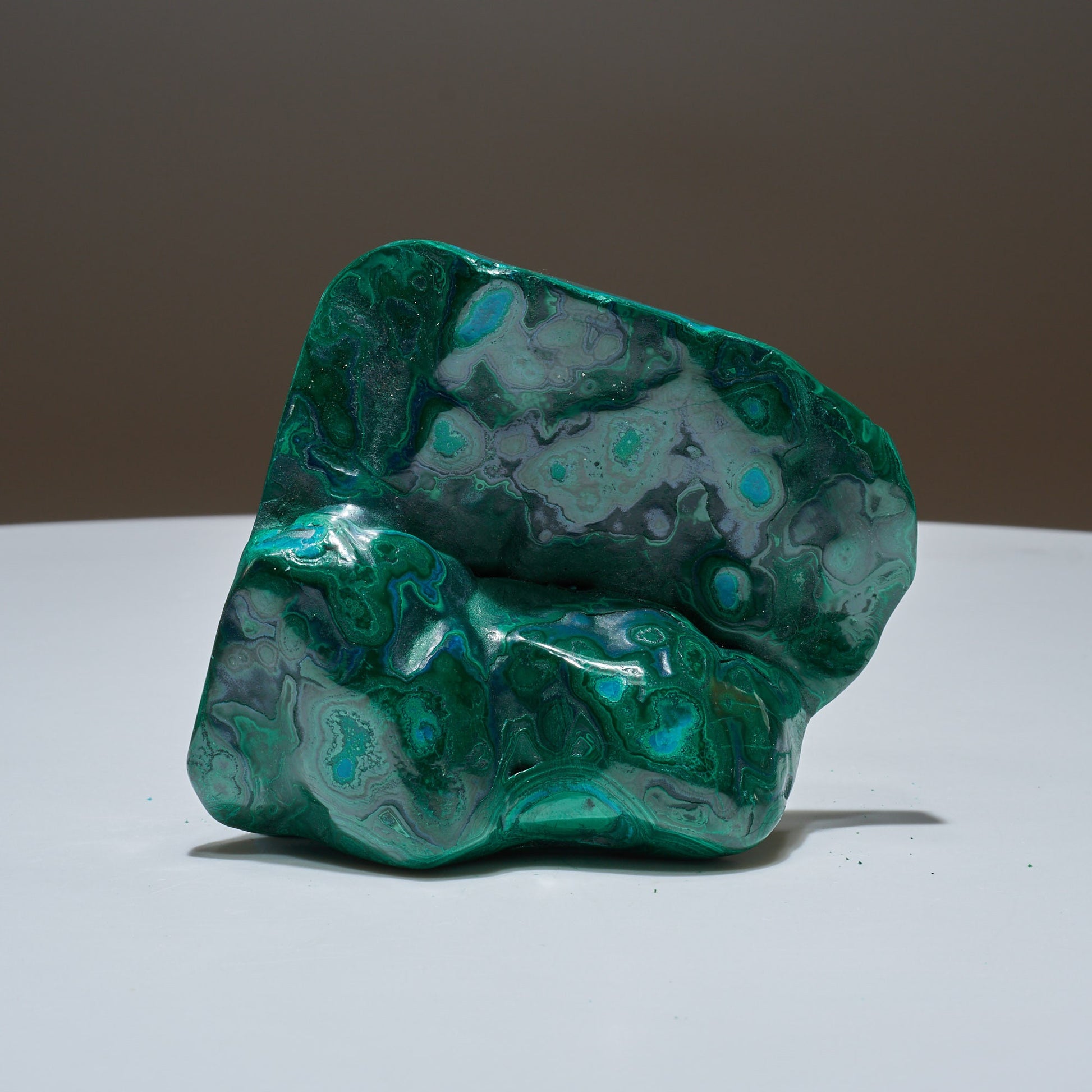 0.65 LB Polished Malachite & Chrysocolla Freeform