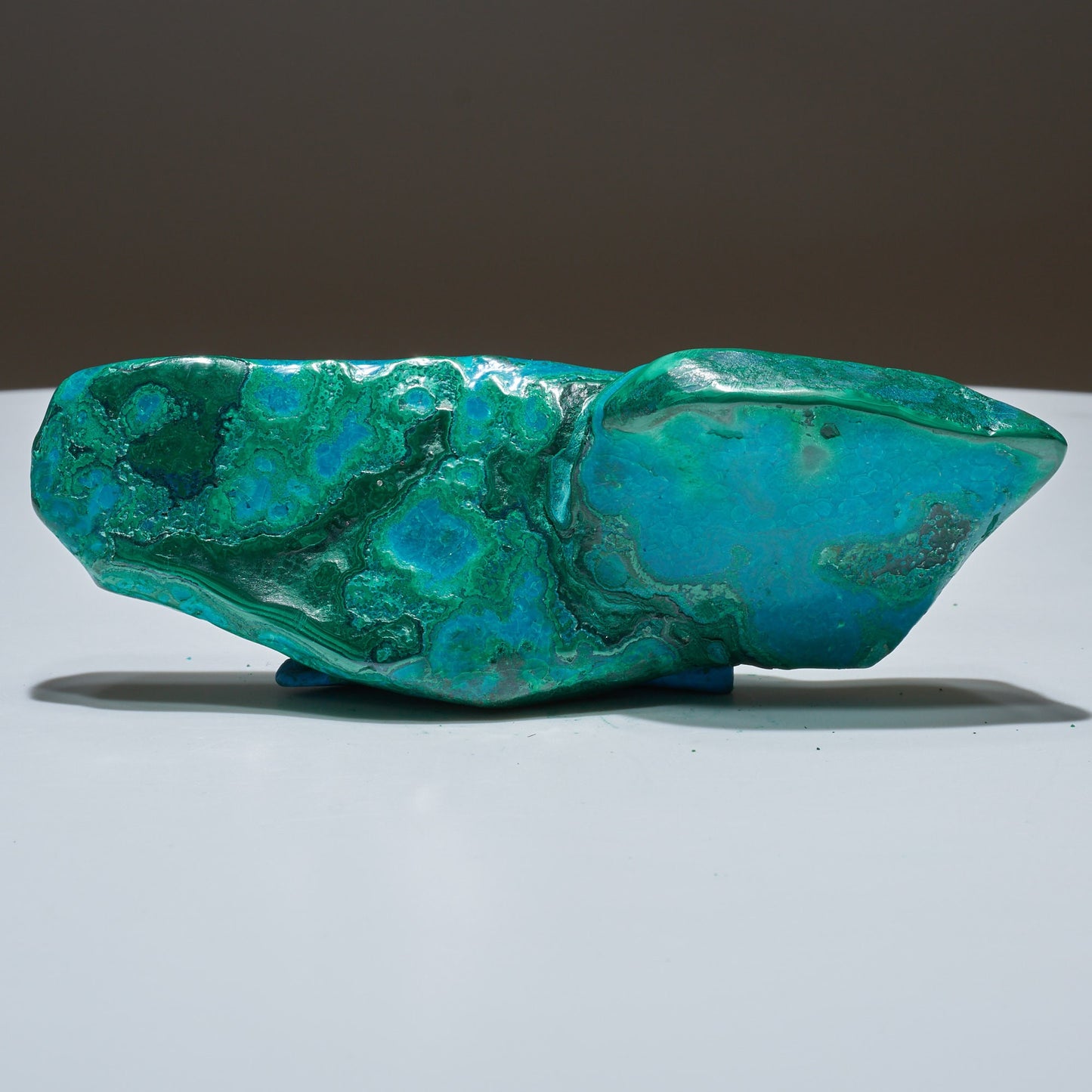 0.55 LB Polished Malachite & Chrysocolla Freeform