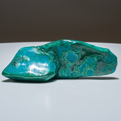 0.55 LB Polished Malachite & Chrysocolla Freeform