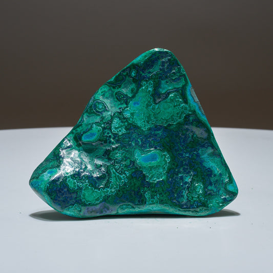 0.49 LB Polished Malachite & Chrysocolla Freeform