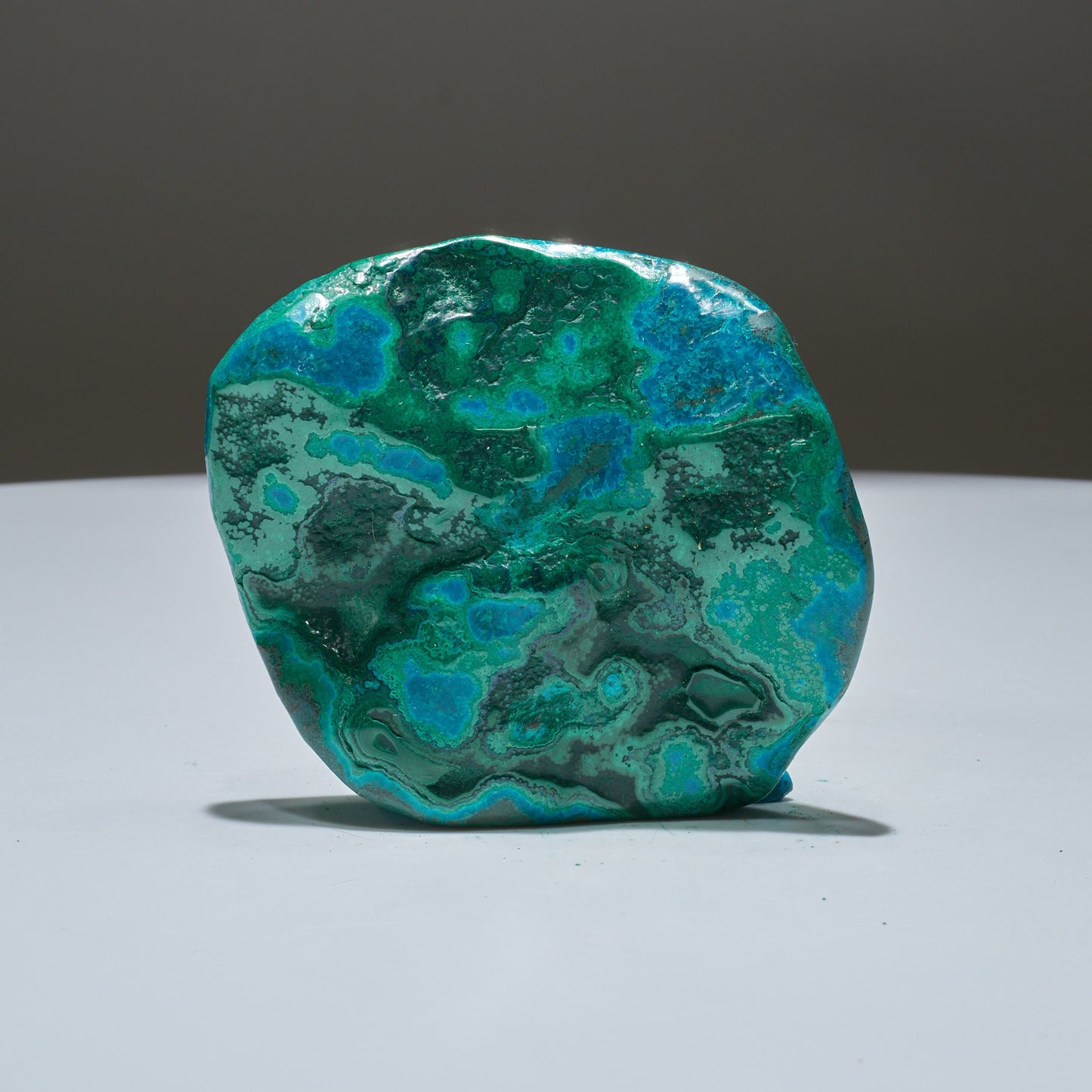 0.41 LB Polished Malachite & Chrysocolla Freeform