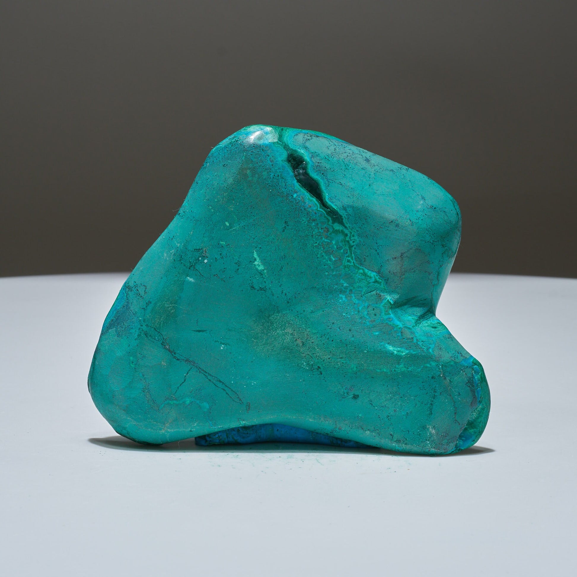 0.49 LB Polished Malachite & Chrysocolla Freeform