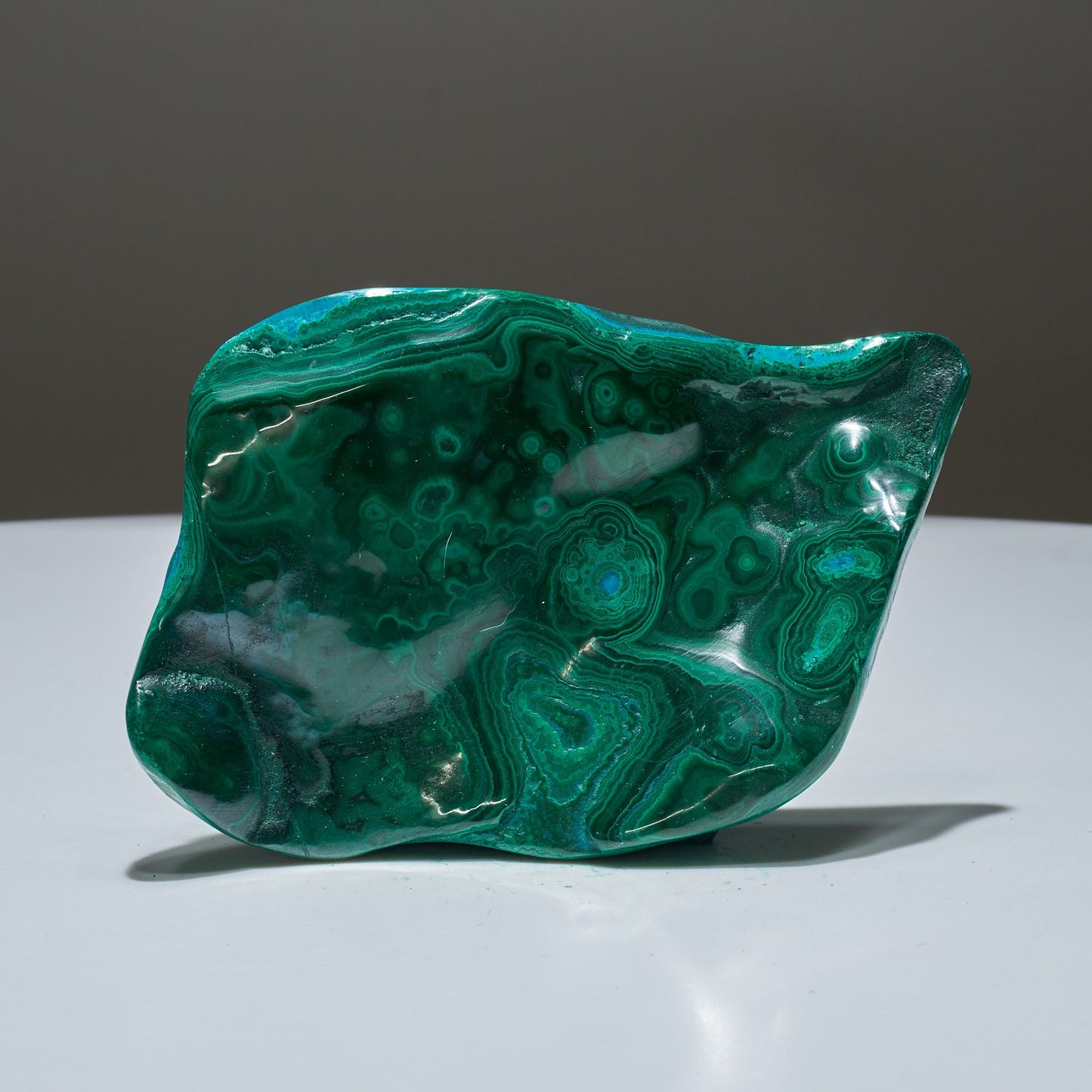 0.55 LB Polished Malachite & Chrysocolla Freeform