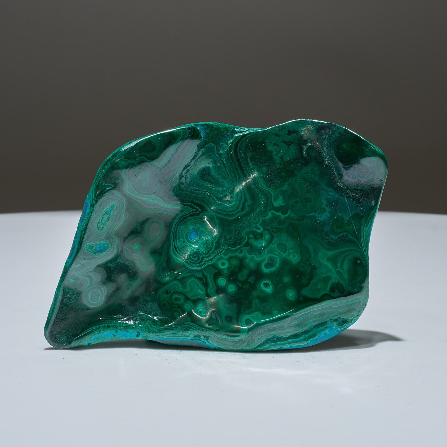 0.55 LB Polished Malachite & Chrysocolla Freeform