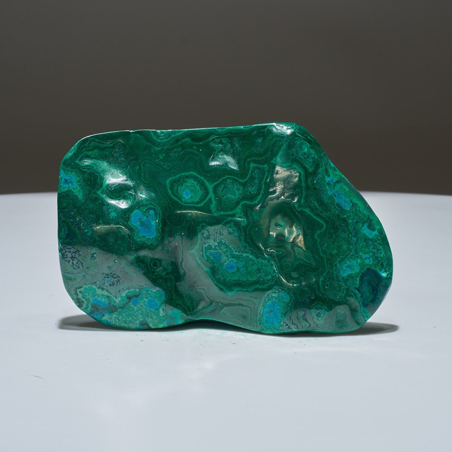 0.45 LB Polished Malachite & Chrysocolla Freeform