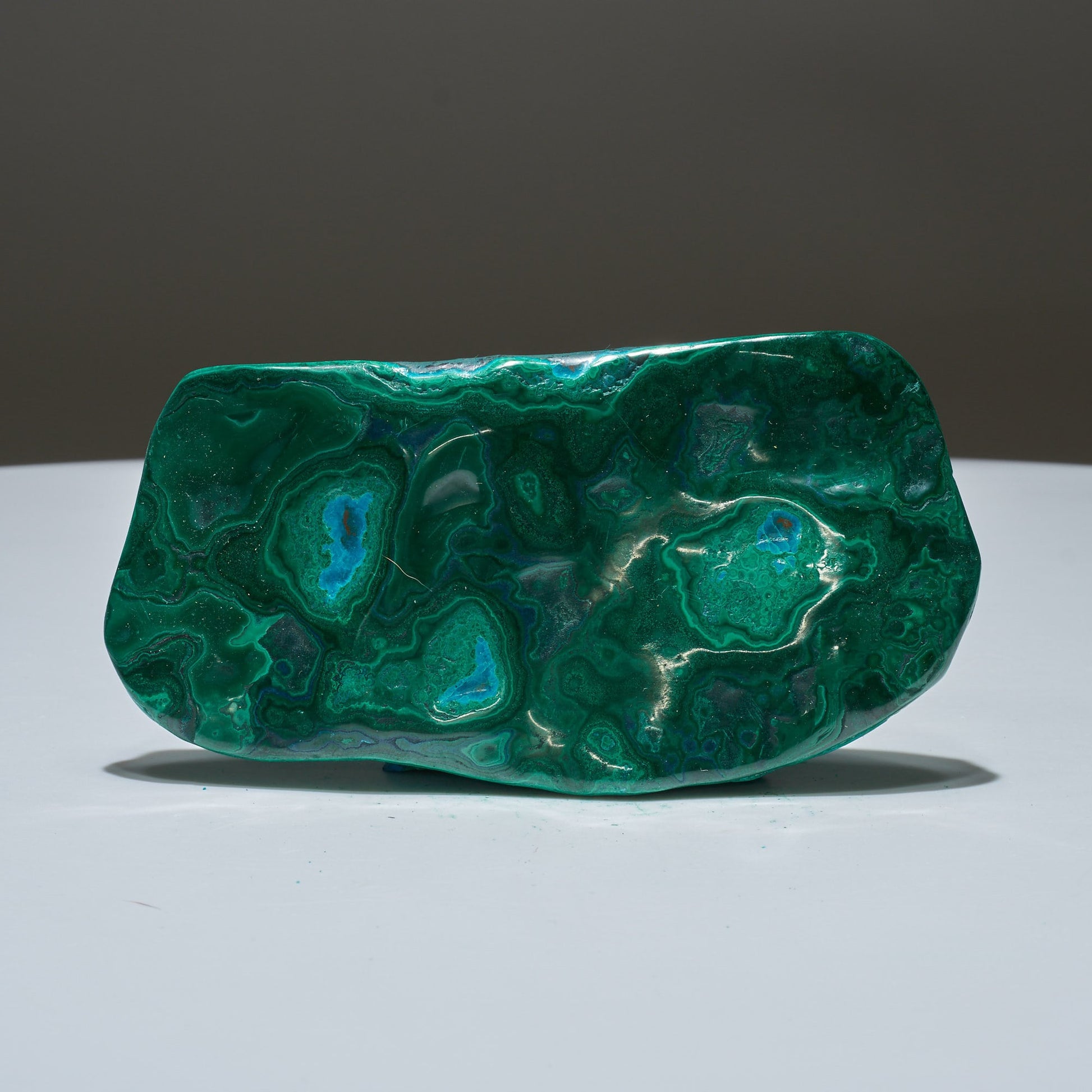 0.5 LB Polished Malachite & Chrysocolla Freeform