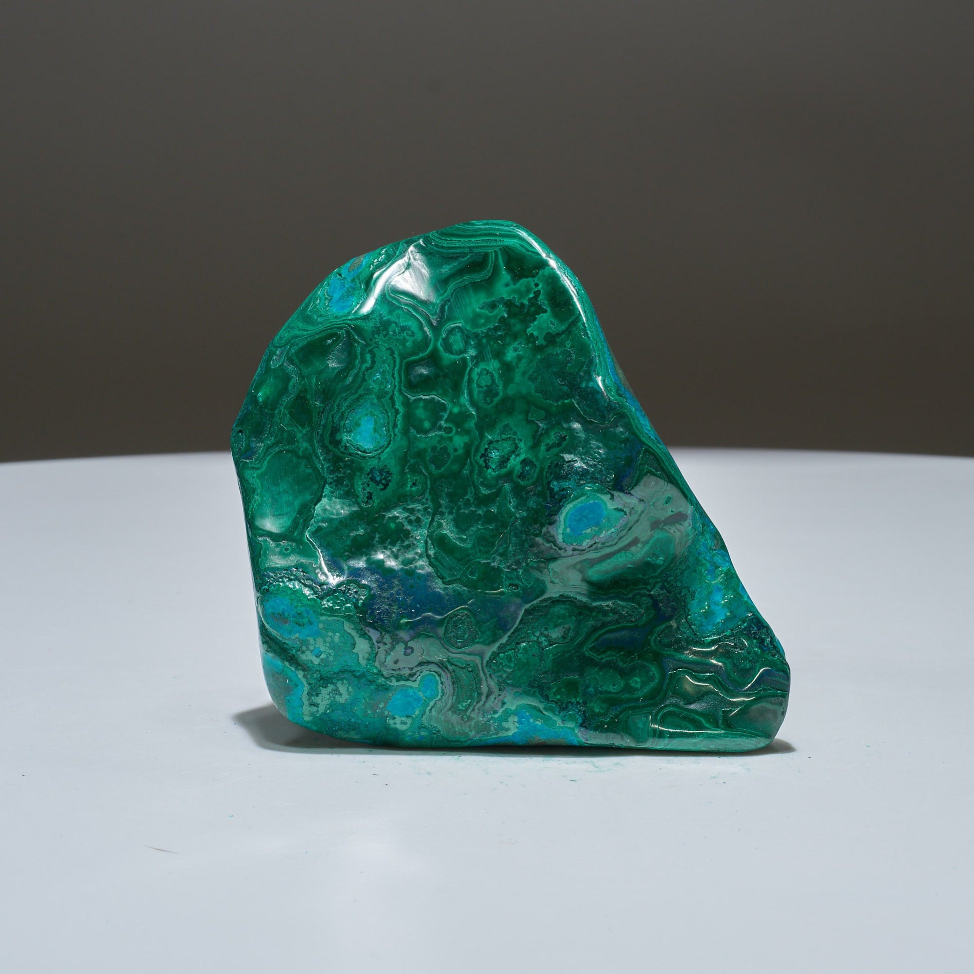 0.44 LB Polished Malachite & Chrysocolla Freeform