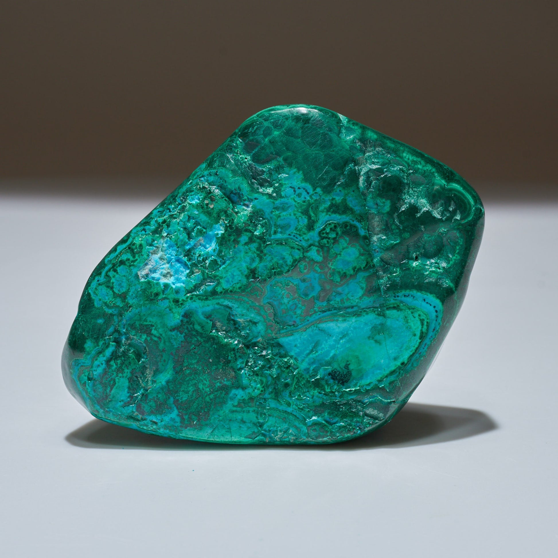 0.67 LB Polished Malachite & Chrysocolla Freeform