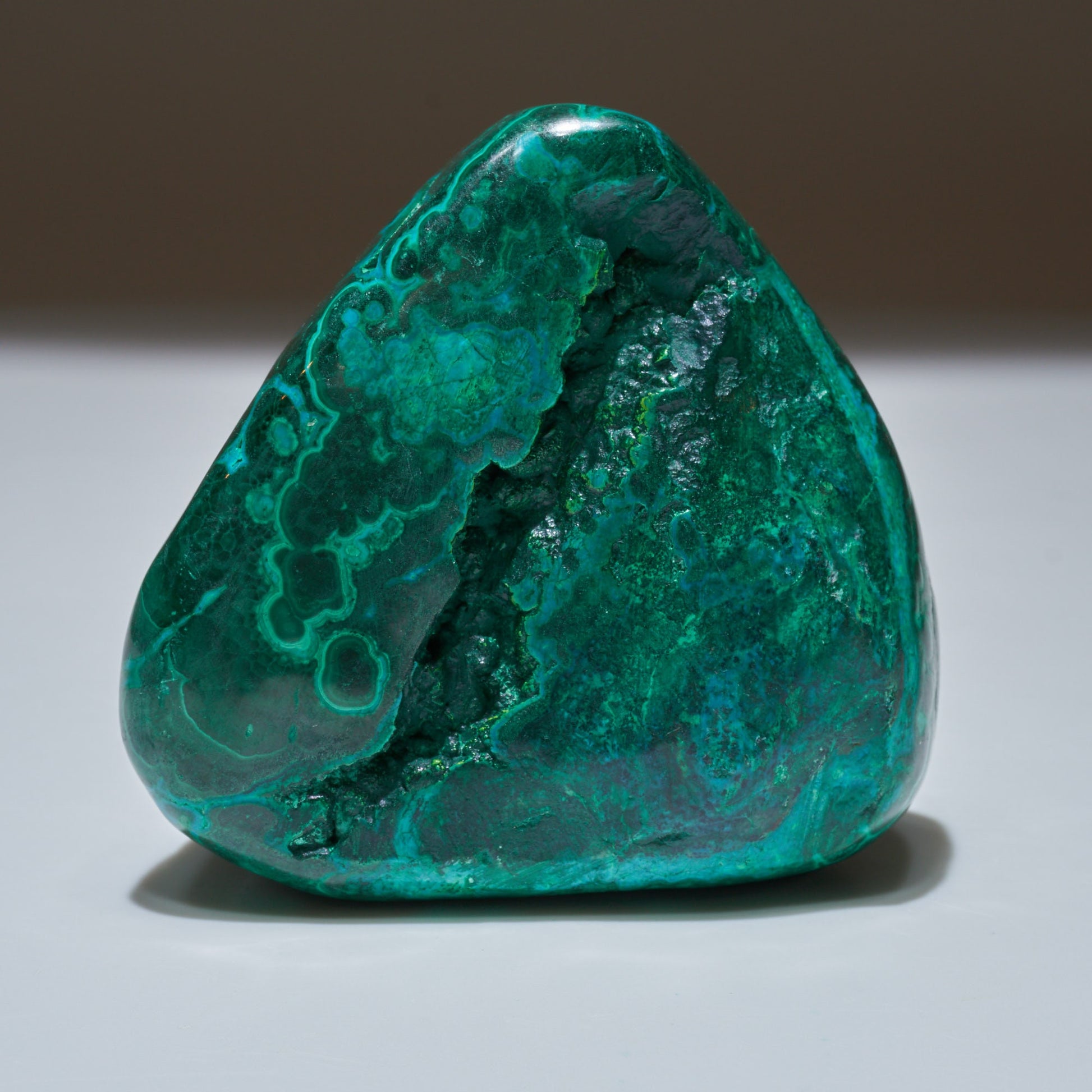 0.87 LB Polished Malachite & Chrysocolla Freeform