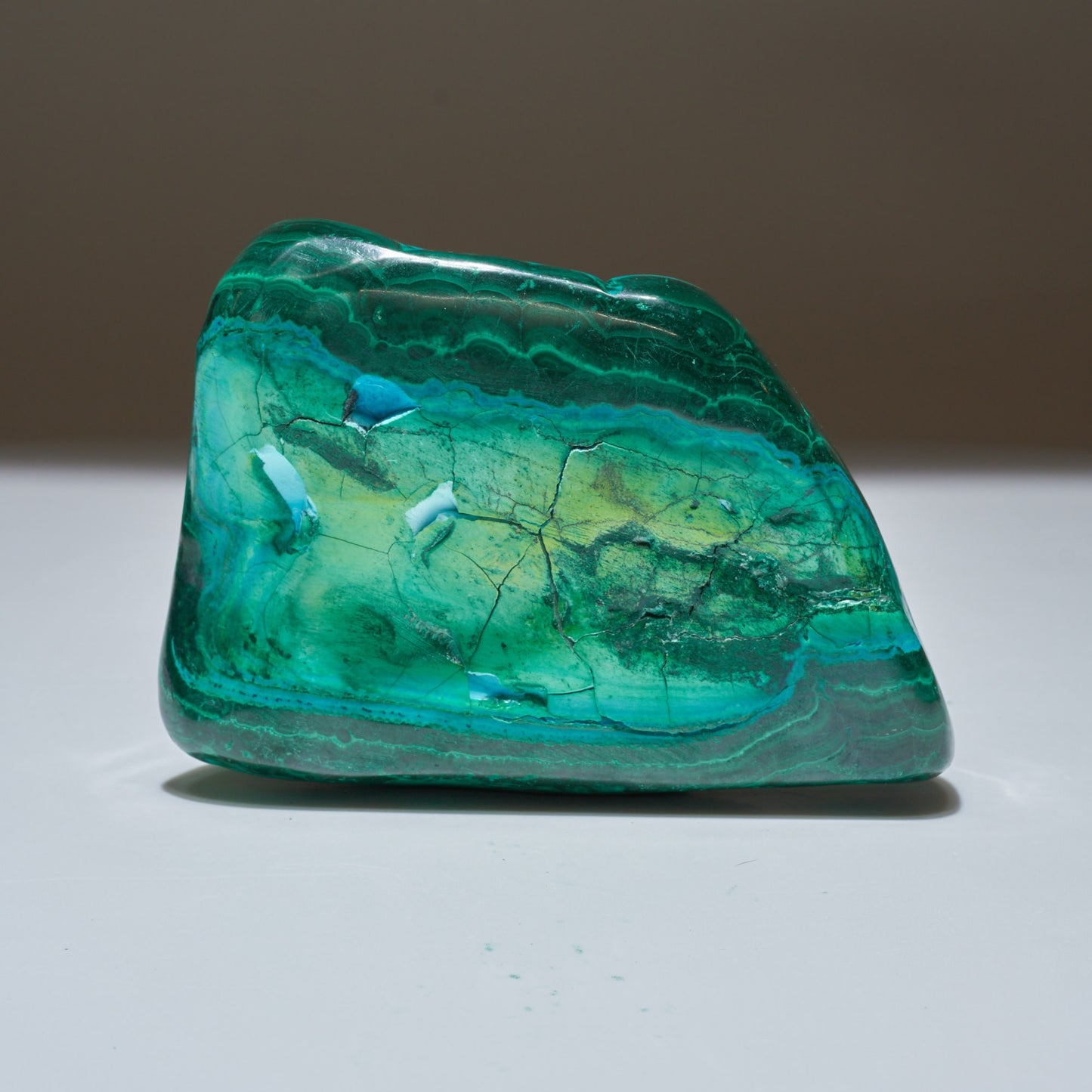 1.25 LB Polished Malachite & Chrysocolla Freeform