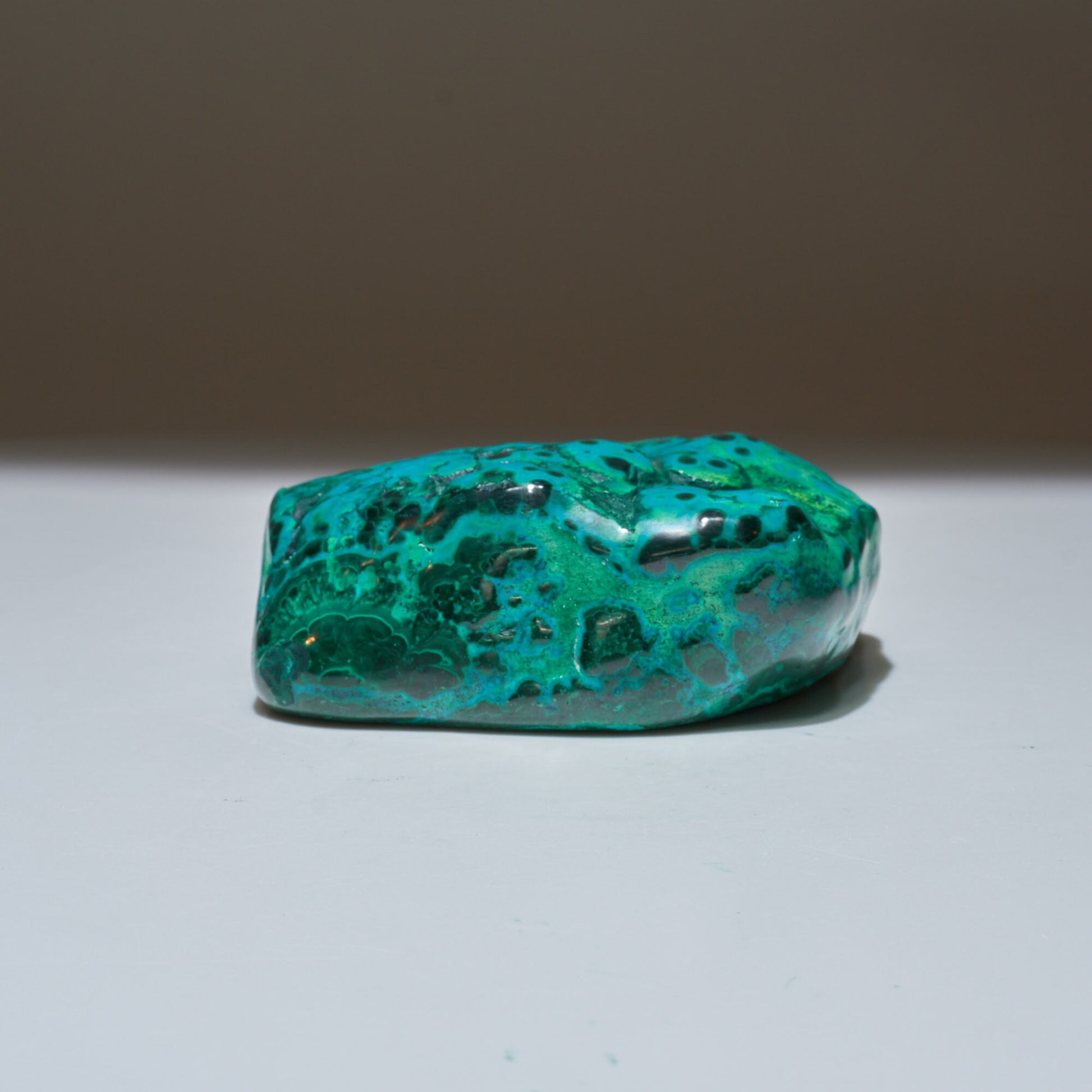 1.34 LB Polished Malachite & Chrysocolla Freeform