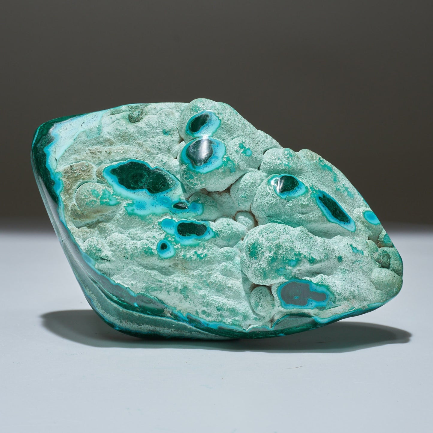 1.28 LB Polished Malachite & Chrysocolla Freeform