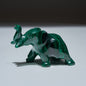 0.31 LB Carved Malachite Elephant