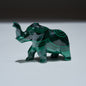 0.24 LB Carved Malachite Elephant