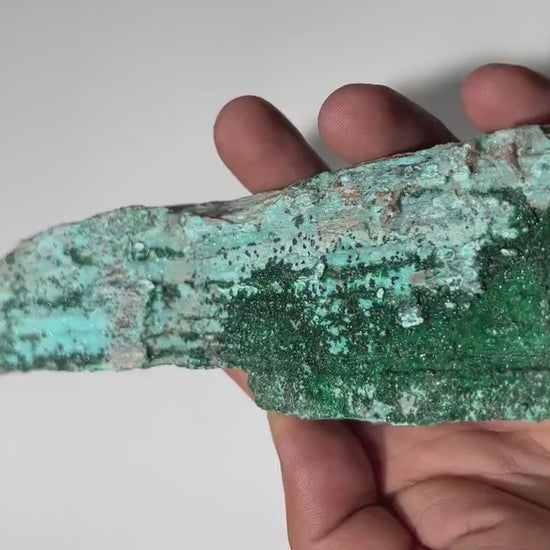 0.73 LB Crystallized Chrysocolla & Malachite  Specimen