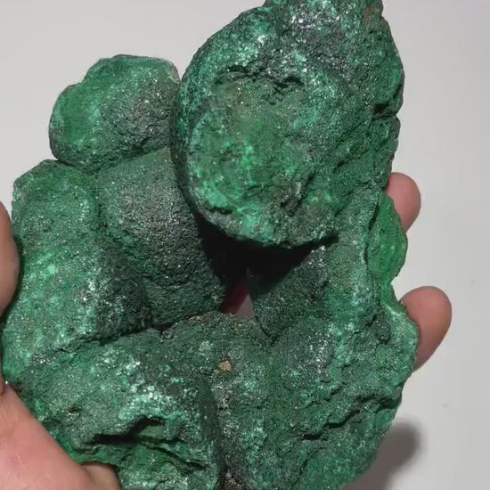 2.3 LB Botryoidal Velvet Malachite Crystallized Specimen