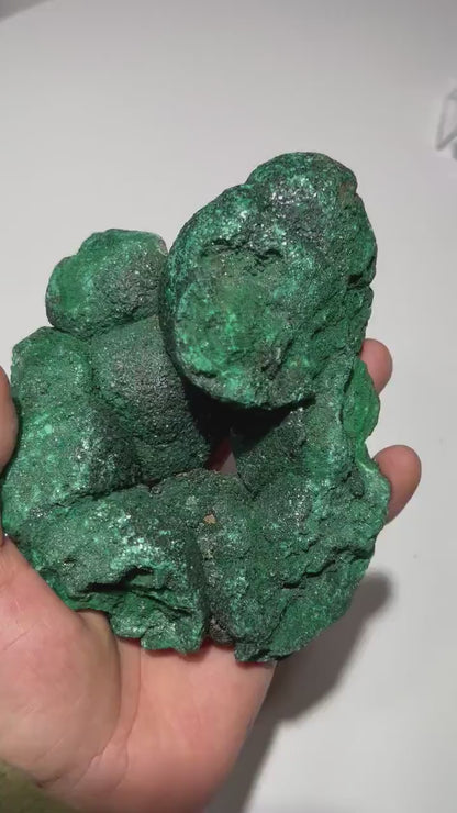 2.3 LB Botryoidal Velvet Malachite Crystallized Specimen