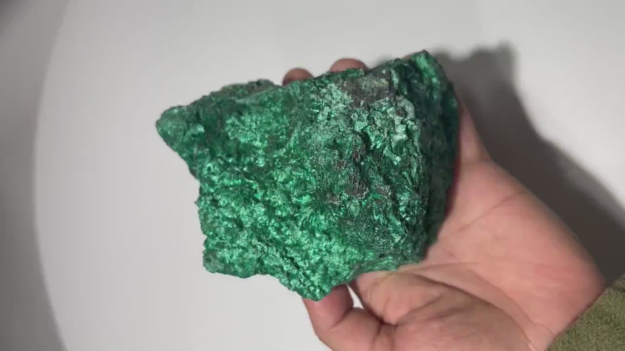 1.8 LB Fibrous Malachite Collector Specimen