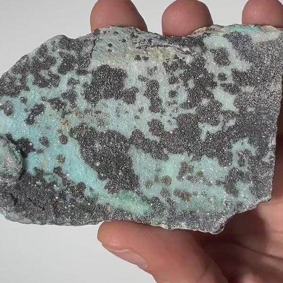 0.36 LB Crystallized Chrysocolla & Malachite  Specimen