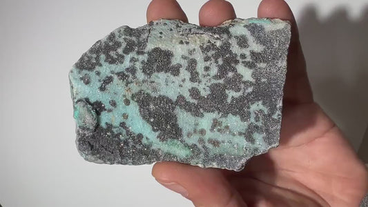 0.36 LB Crystallized Chrysocolla & Malachite  Specimen