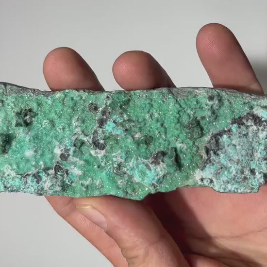 0.44LB Crystallized Chrysocolla & Malachite  Specimen