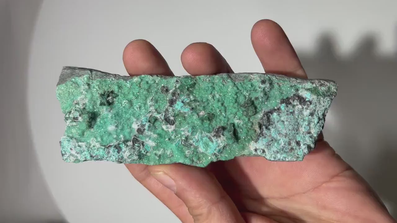 0.44LB Crystallized Chrysocolla & Malachite  Specimen