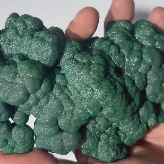 1.19 LB Botryoidal Velvet Malachite Crystallized Specimen