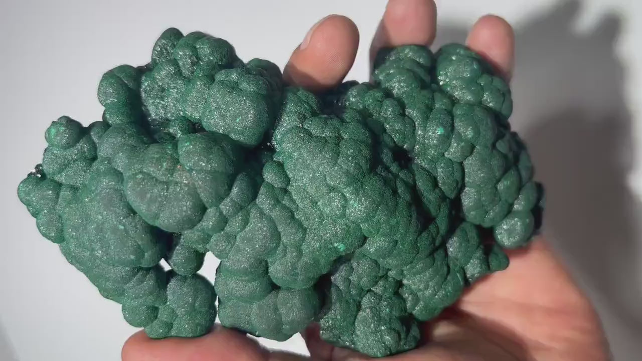 1.19 LB Botryoidal Velvet Malachite Crystallized Specimen