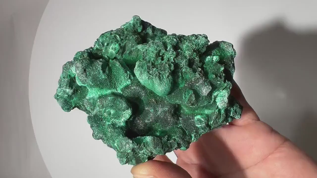 0.7 LB Fibrous Malachite Collector Specimen