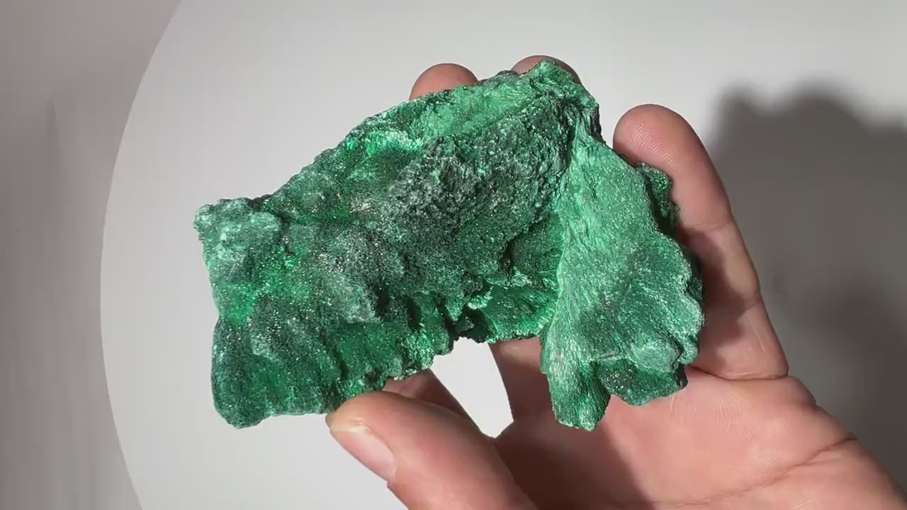 0.5 LB Fibrous Malachite Collector Specimen