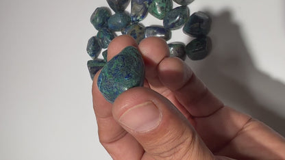 1 LB Azurite Tumbles Assorted