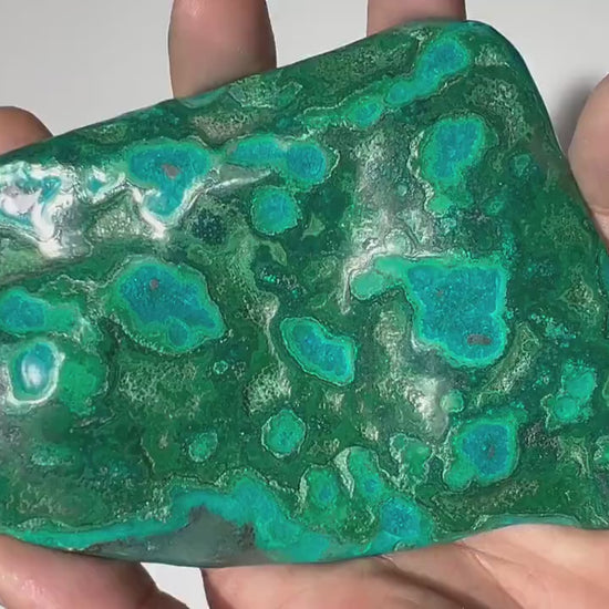 0.51 LB Polished Malachite & Chrysocolla Freeform