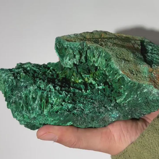 4.2 LB Fibrous Malachite Collector Specimen