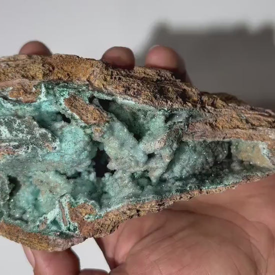 1.1 LB Large Musuem Crystallized Chrysocolla & Malachite Specimen