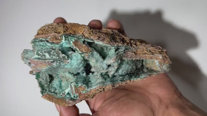 1.1 LB Large Musuem Crystallized Chrysocolla & Malachite Specimen