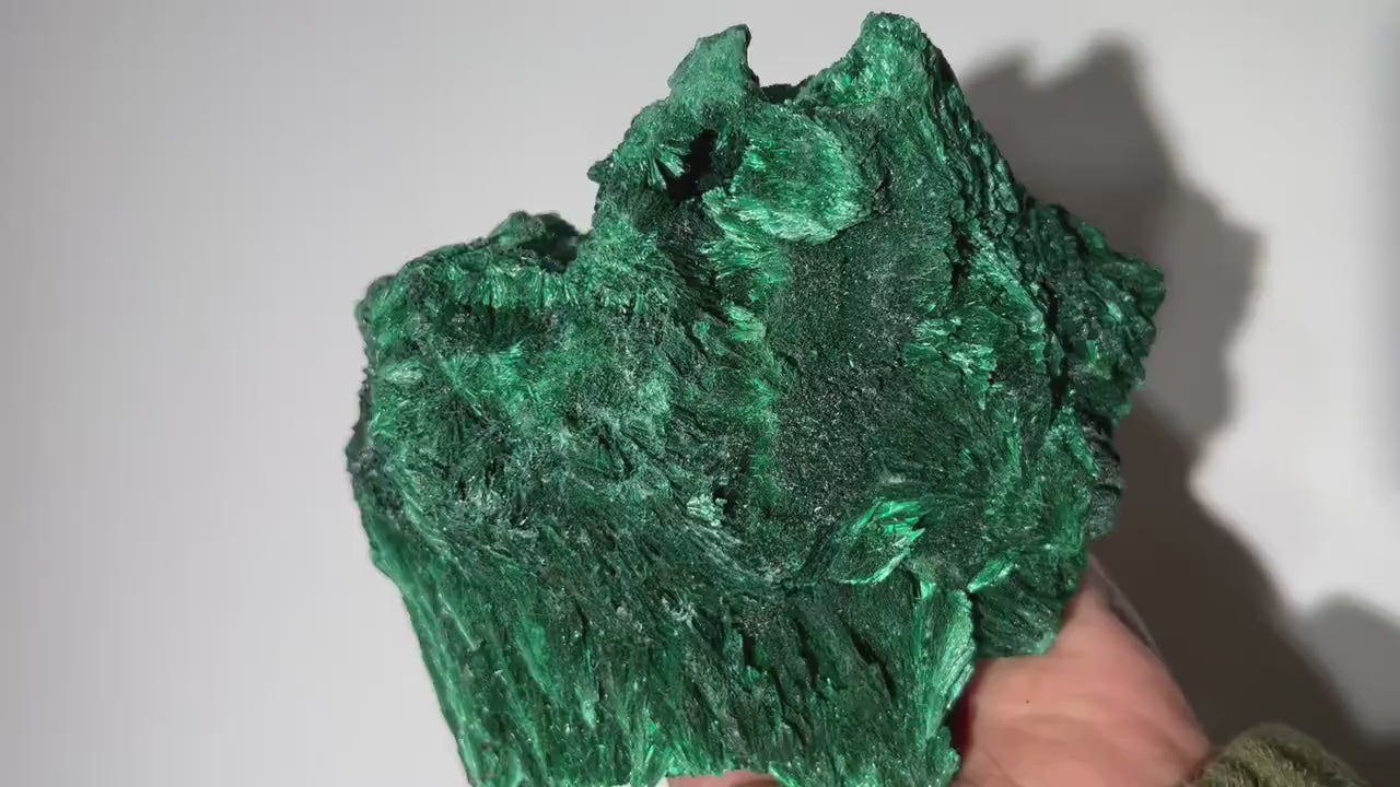 2.77 LB Fibrous Malachite Collector Specimen