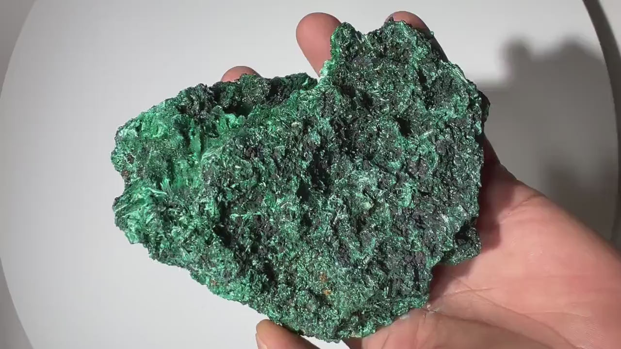 1.1 LB Fibrous Malachite Collector Specimen