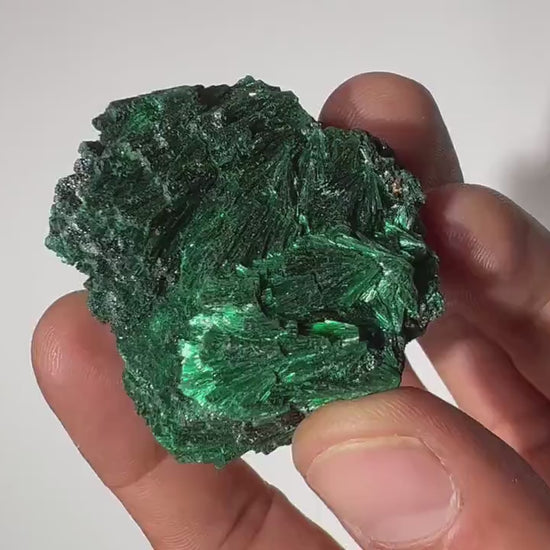 0.15 LB Fibrous Malachite Specimen