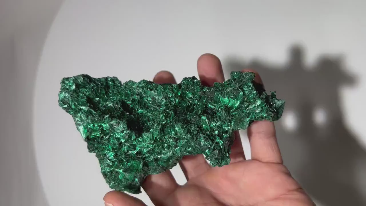 0.6 LB Fibrous Malachite Collector Specimen