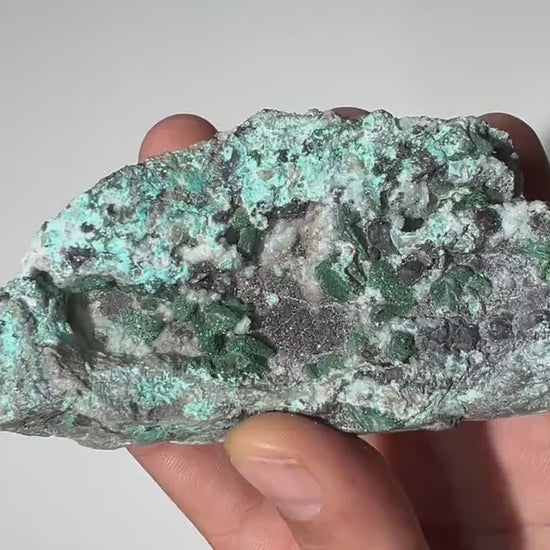 0.4 LB Crystallized Chrysocolla & Malachite  Specimen