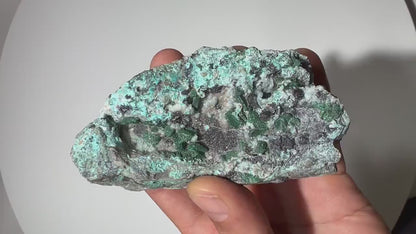 0.4 LB Crystallized Chrysocolla & Malachite  Specimen